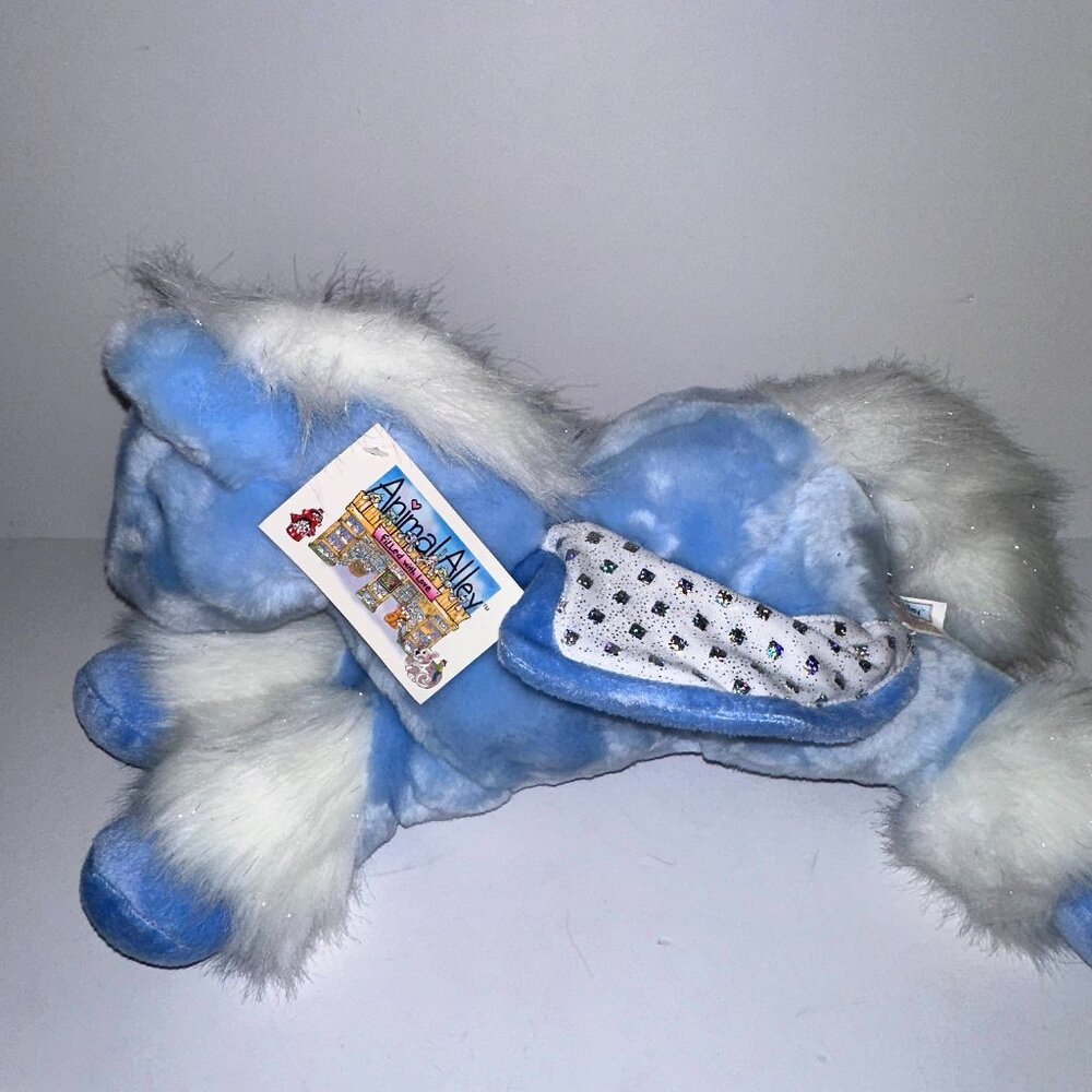 Commonwealth Pegasus Plush 17" Blue Pastel Winged Horse 2000 Y2K VTG NWT!
